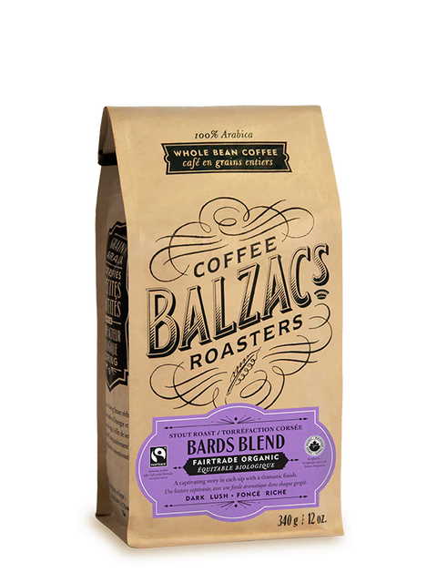FAIRTRADE ORGANIC Bards Blend | Balzac's Coffee