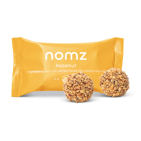 NOMZ Hazelnut Energy Bites